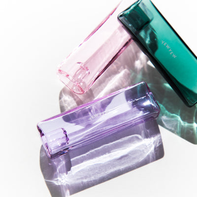 3 Solo Pipes by Yew Yew: teal, pink, + purple