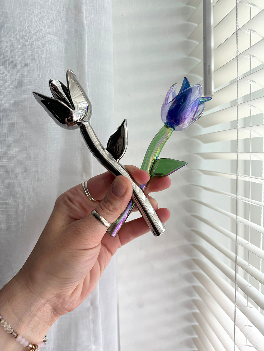 Bad Bouquet Pipe - Chrome