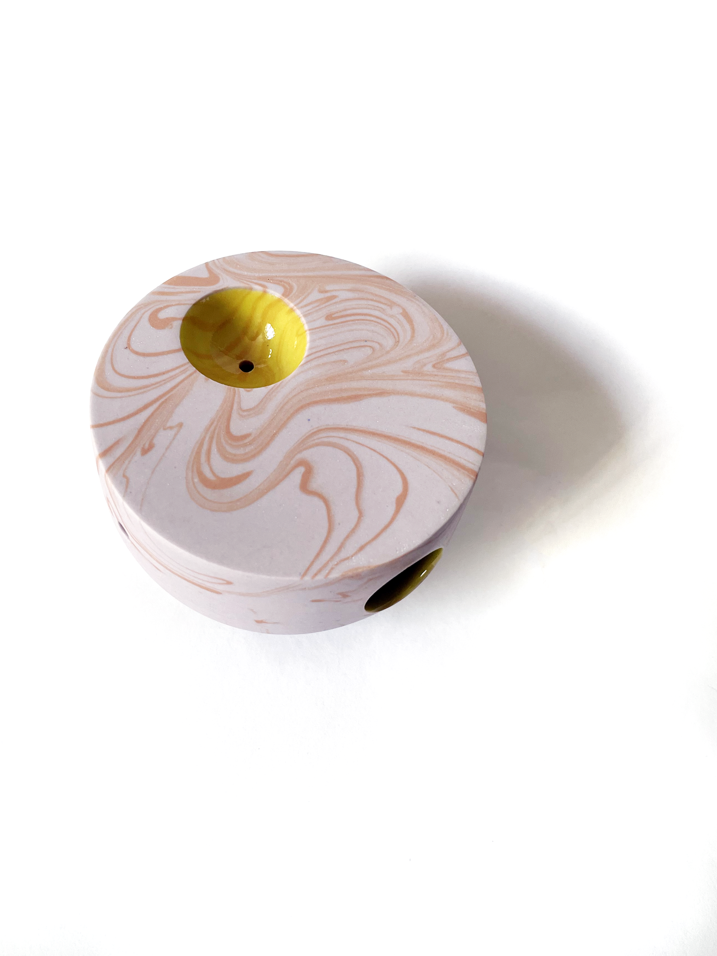 DEMI Ceramic Pipe - Purple Swirl