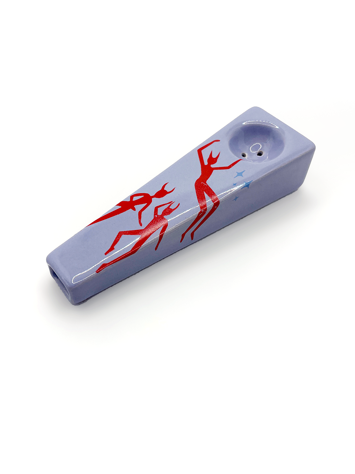 Devil's Dance Ceramic Pipe