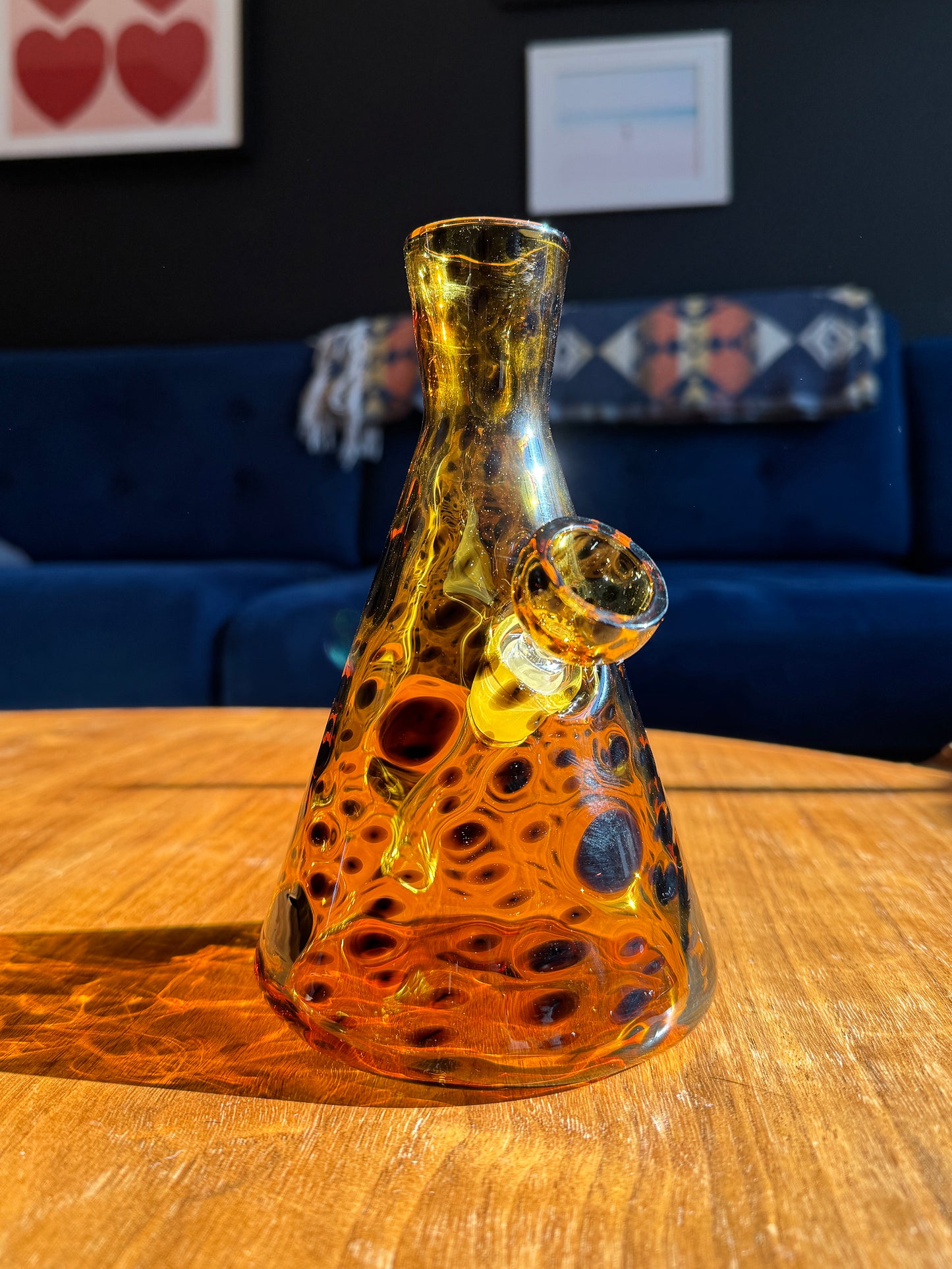 Leopard Print Good Day Bong