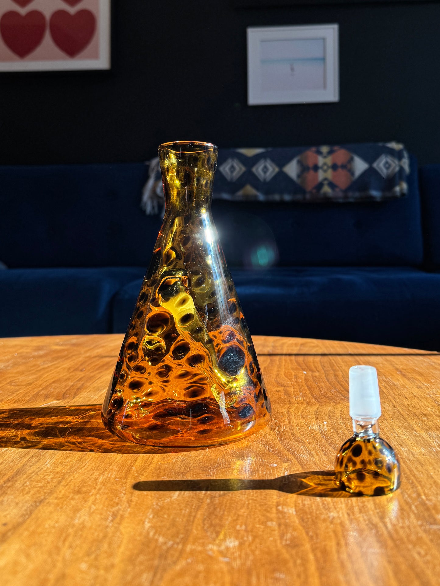 Leopard Print Good Day Bong