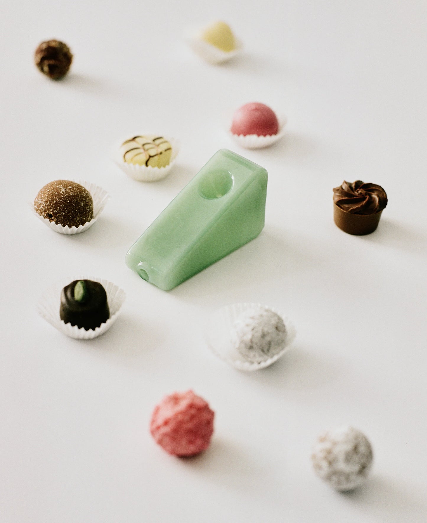 Triangle Pipe - Mint Green