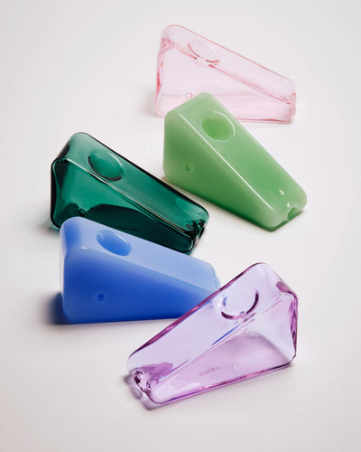 Triangle Pipe - Milky Blue