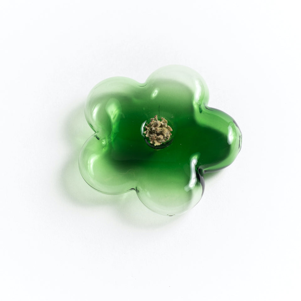 Leaf Green Petal pipe by Edie Parker Flower