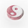 Pink Ying Yang Ceramic Pipe Bowl from Moon Rock Ceramics