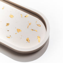 Load image into Gallery viewer, Gold Fleck Trinket Dish Rolling Tray from MELP
