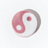 Pink Ying Yang Ceramic Pipe Bowl from Moon Rock Ceramics