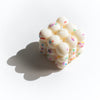 Party Time Rainbow Confetti Soy Beeswax Cloud Bubble Candle from MELP