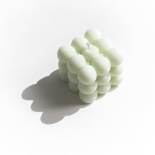 Load image into Gallery viewer, Minted Green Soy Beeswax Cloud Bubble Candle from MELP
