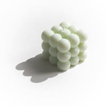 Load image into Gallery viewer, Minted Green Soy Beeswax Cloud Bubble Candle from MELP
