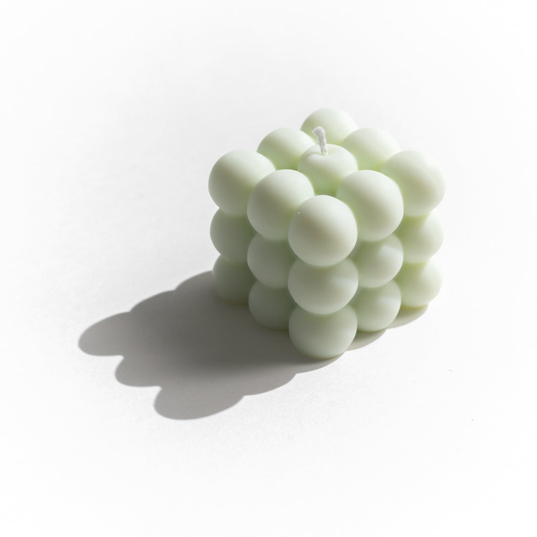 Minted Green Soy Beeswax Cloud Bubble Candle from MELP