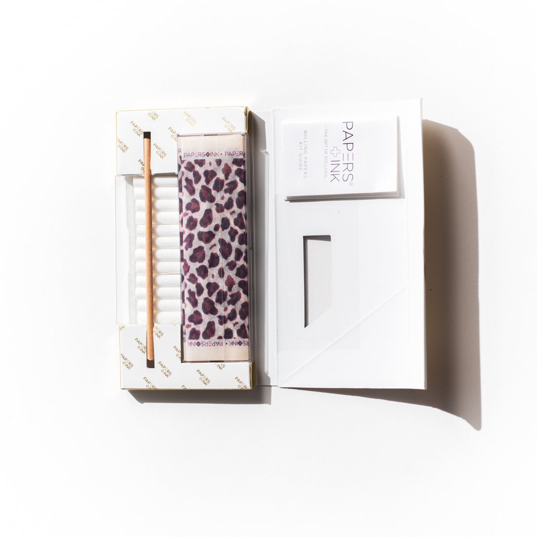Leopard Printed Rolling Paper Kit by Papers & Ink
