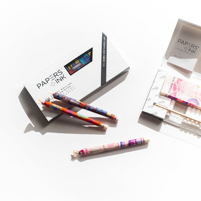 Printed Patterned Rolling Paper Kit by Papers & Ink