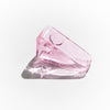 Pink Glass Triangle Pipe Bowl from Yew Yew