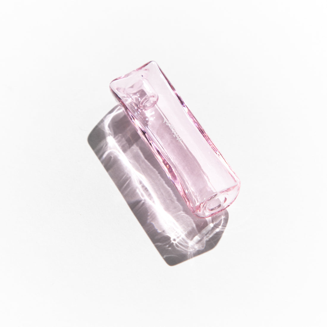 Pink Glass Solo Pipe One Hitter by Yew Yew