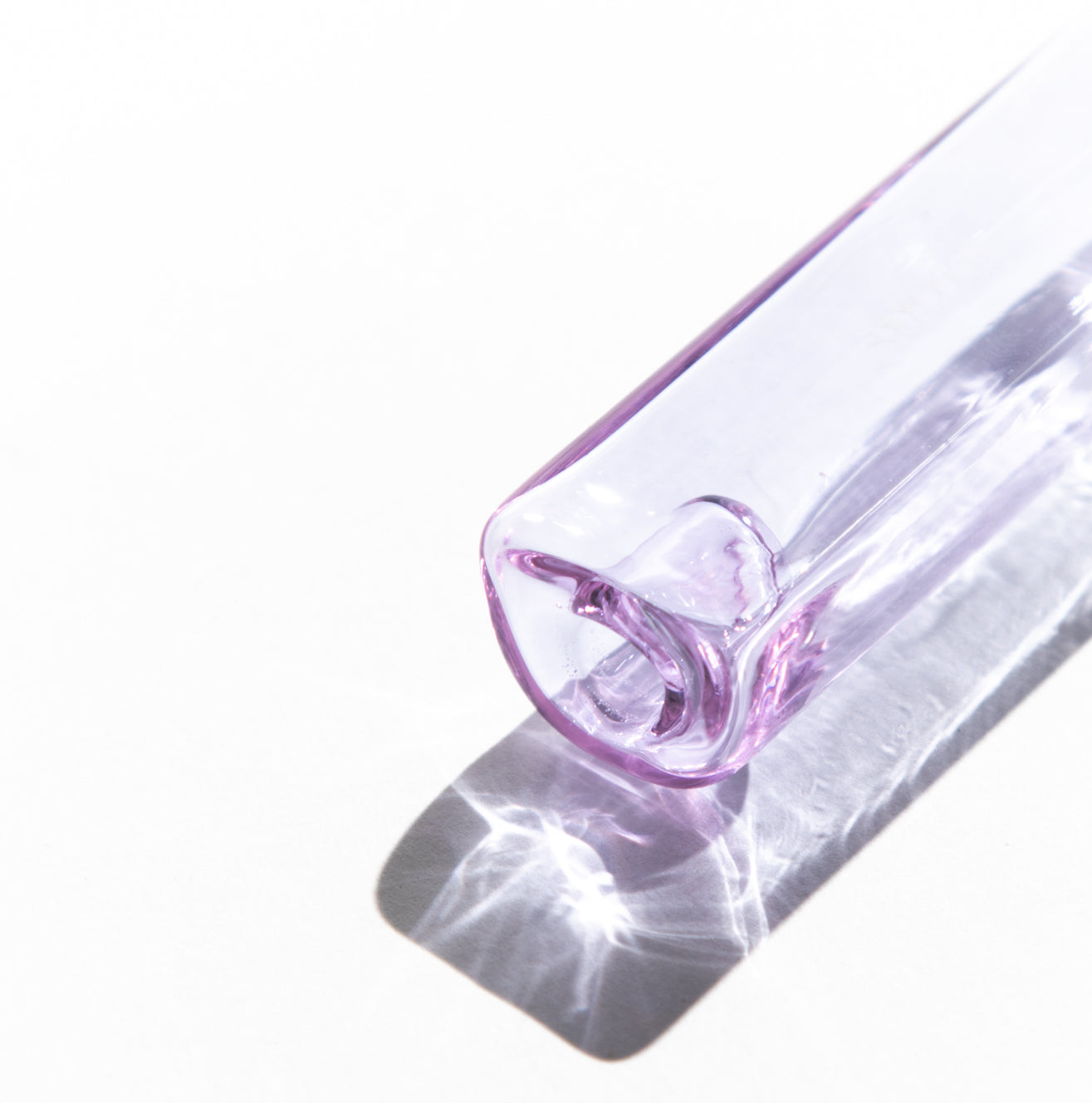 Purple Glass Solo Pipe One Hitter by Yew Yew