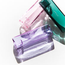 Load image into Gallery viewer, Purple, Green, Pink Glass Solo Pipe One Hitter by Yew Yew
