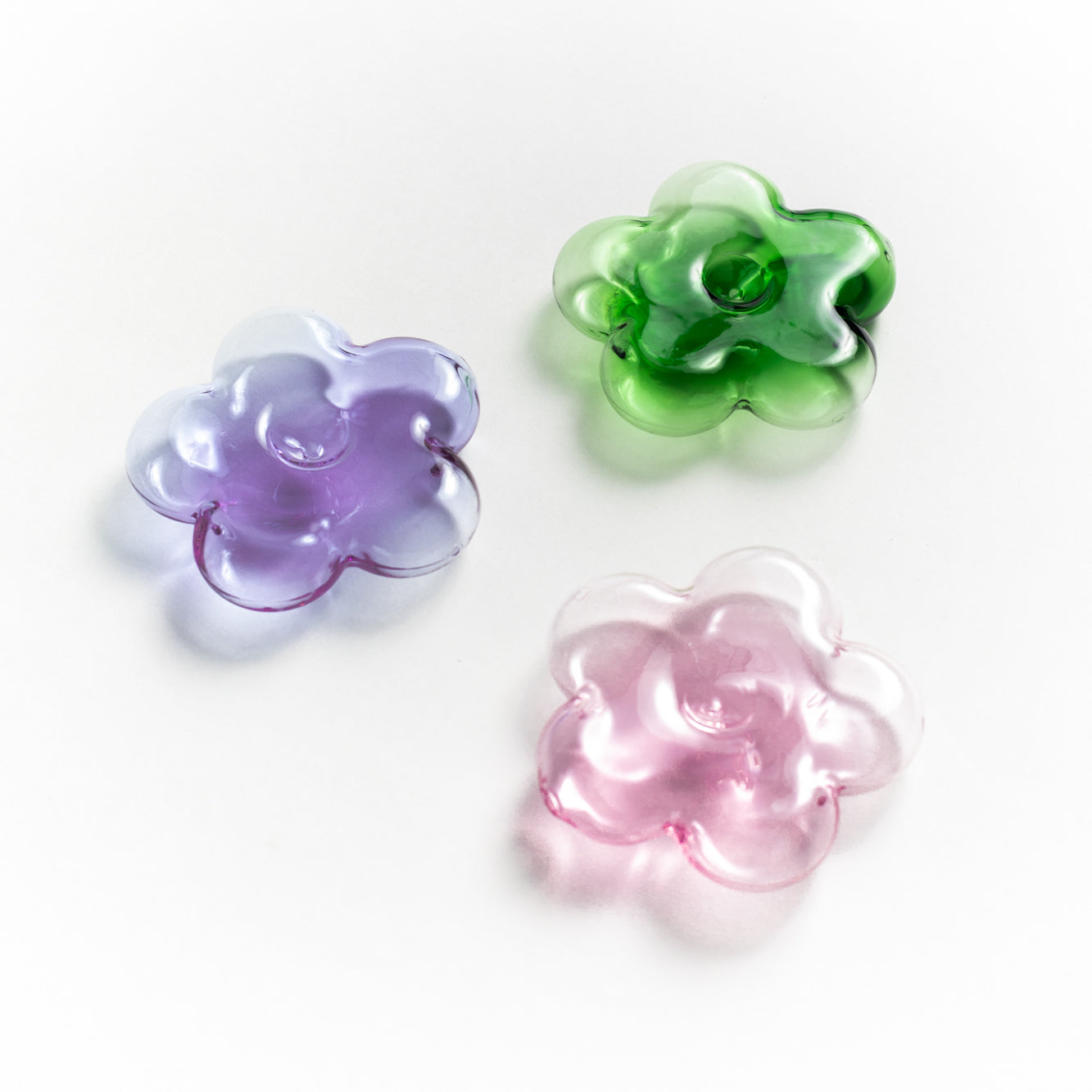 Pink, Purple, and Green Petal pipe by Edie Parker Flower